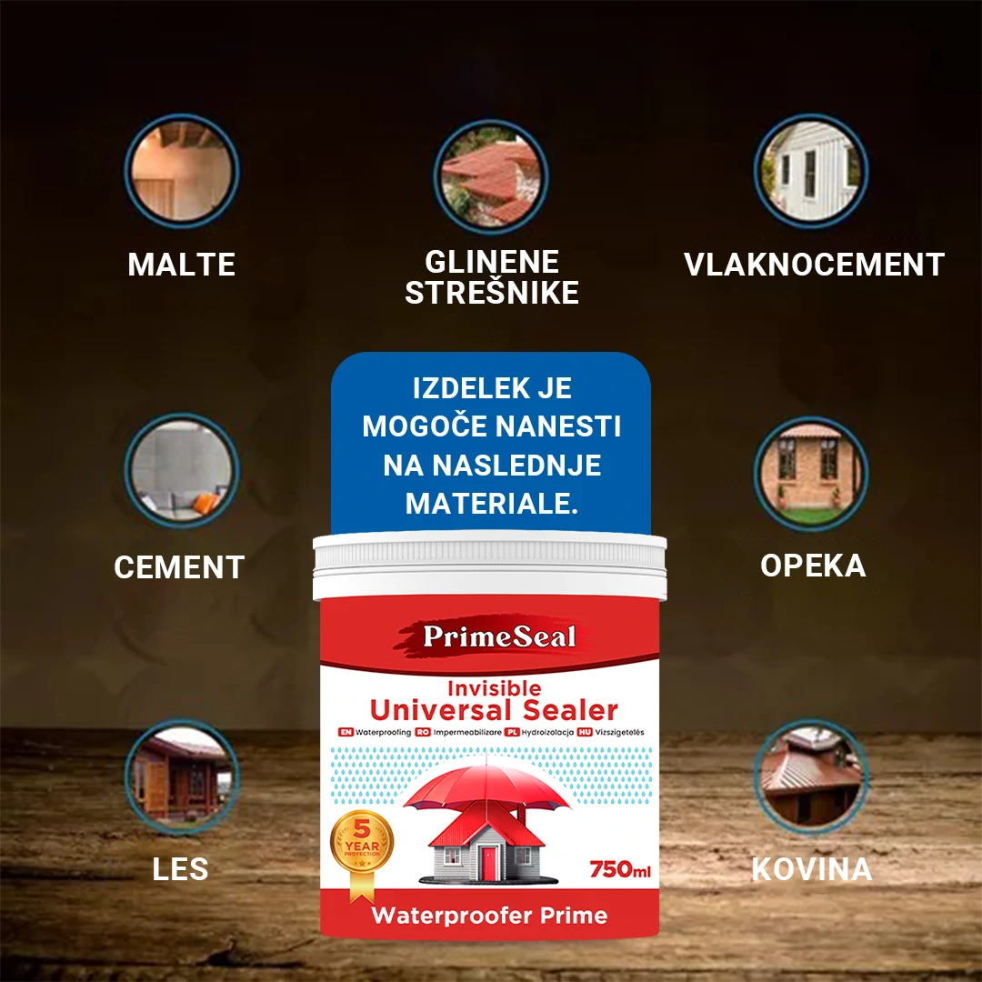 Prozoren hidroizolant - PrimeSeal